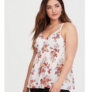 Torrid Floral Babydoll Cami